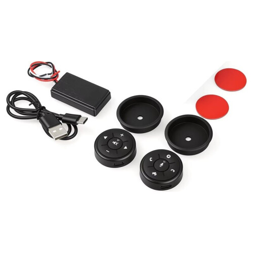 Multi-Function Steering Wheel Control 10Keys 4 Color LED Remote Button for Car Multimedia DVD Radio Media Electronic 1