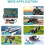 Digital Tachometer, Small Engine Tachometer Chainsaw Tachometer, 2 Stroke 4 Stroke Inductive RPM Gauge Hour Meter 6