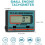 Digital Tachometer, Small Engine Tachometer Chainsaw Tachometer, 2 Stroke 4 Stroke Inductive RPM Gauge Hour Meter 7