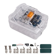 10Core 18650 Battery Storage Box Case for BL1850 18V Power Tool with 5MOS Battery Protection Board