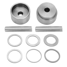 Münzringstanzer & Abstandshalter-Set Selbstzentrierendes Münzring-Schmuckherstellungstool, 7/16" Zentrierstanzer-Set 6-Größen Abstandshalter