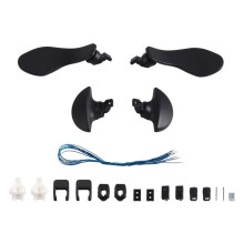 DS4 Dse Back Key Shoulde Keys for Scuf Trigger Kailh Micro DSE Carbon Fiber Back Paddles Buttons Magnetic DIY B