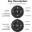 Multi-Function Steering Wheel Control 10Keys 4 Color LED Remote Button for Car Multimedia DVD Radio Media Electronic 6