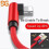 (blue)Pin 90 Degree Usb Cable For Huawei Fast Cable Charging 2