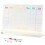Reusable Children'S Acrylic Information Board, Lighted Drawing Lamp, Fluorescent Board, Display Board, DIY Kit 1