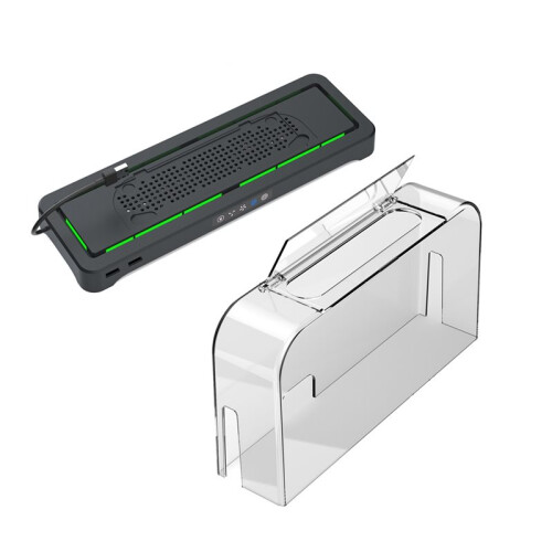 Dust Cover Cooling Dock for  2/OLED RGB Light USB Expansion  Slim Protective Dock Case Shell Stand