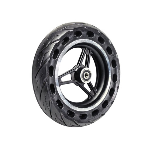 Para Skate Elétrico de 10 Polegadas, Karts Modificados, Pneus Run-Flat, Pneus Sólidos de 10x2.50 em Formato de Colmeia, Pneus com Rolamento de 12mm