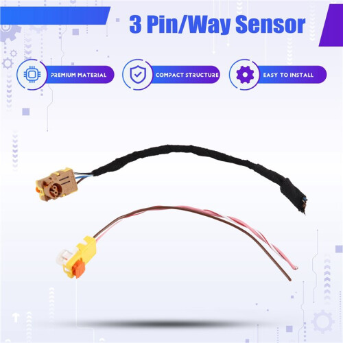 3 Pin/Way Sensor Plug Connector Wire Harness Cable for  Cayenne Maca Paramela 911 718 Car Cables Parts 1
