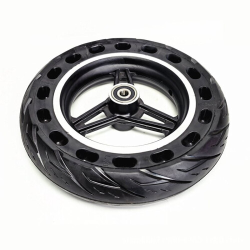 Para Skate Elétrico de 10 Polegadas, Karts Modificados, Pneus Run-Flat, Pneus Sólidos de 10x2.50 em Formato de Colmeia, Pneus com Rolamento de 10mm 1