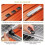 120mm U-Rail Solar Mounting Kit - Complete Solar Panel Mounting Set Including Side and Mid Clamps 2