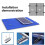 120mm U-Rail Solar Mounting Kit - Complete Solar Panel Mounting Set Including Side and Mid Clamps 5