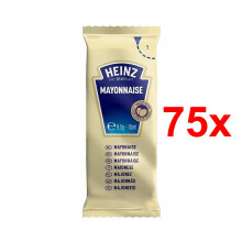 (Heinz Mayonnaise, 75) Heinz Assorted Sauce Sachets -Salad, Ketchup, Mayo