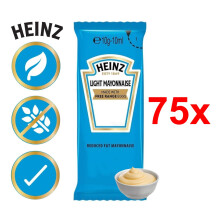 (Heinz Light Mayonnaise, 75) Heinz Assorted Sauce Sachets -Salad, Ketchup, Mayo