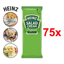 (Heinz Salad Cream, 75) Heinz Assorted Sauce Sachets -Salad, Ketchup, Mayo