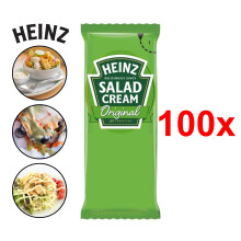 (Heinz Salad Cream, 100) Heinz Assorted Sauce Sachets -Salad, Ketchup, Mayo