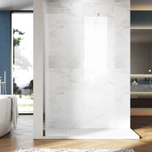 (800x1850mm) ELEGANT Walk In Shower Enclosure 6mm Toughened Safety Glass Wet Room Panel for Bathroom