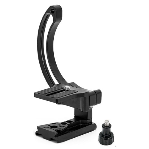 DSLR Camera Lens Support Bracket Semi-Circular Horizontal Vertical Quick  Mount