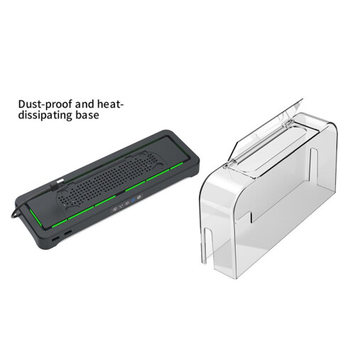 Dust Cover Cooling Dock for  2/OLED RGB Light USB Expansion  Slim Protective Dock Case Shell Stand 2