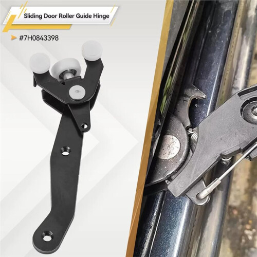 Lower Right for  T5 Transporter Multivan 2003 - 2015 7H0843398 Sliding Door Roller Arm Guide Mount Hinge Bottom Set 1
