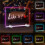 Reusable Children'S Acrylic Information Board, Lighted Drawing Lamp, Fluorescent Board, Display Board, DIY Kit 4