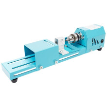 Lathe Machine Wood Lathe Milling Tool, Cutting Grinding Polishing Accessories for DIY Woodworking Table A EU Plug