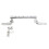 Motorcycle  Bar Balance Bar Multi-Angle Adjustment Mounting Extension Bracket Heightened Extended Silvery 1
