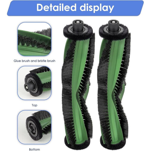 3PCS Replacement Roller Brushes for   115 Combo / 115 Combo+ Vacuum Cleaner Accessories Main Brush 1
