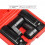 4PC Universal O2 Oxygen Lambda Sensor Socket Wrench Tool Remover Installer Set Box Oxygen Sensor Removing Tool Kit 2