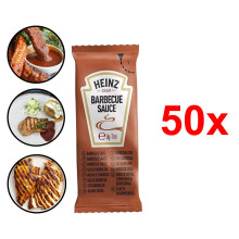 (Heinz Barbecue Sauce, 50) Heinz Assorted Sauce Sachets -Salad, Ketchup, Mayo