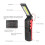 Dimmable COB LED Work Light - USB Rechargeable Flashlight with Magnetic Hook for Car Repair & Camping 2