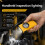 Magnetic Keychain Work Light Super Bright 3-LED Pocket Flashlight USB-C Rechargeable  Torch for Repair 10