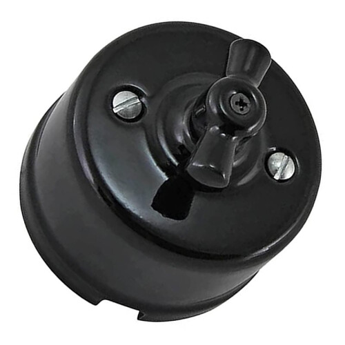 Encoder for Retro Rotary Vintage Porcelain Light Outlet 220V 10A, for Home Decaration 1