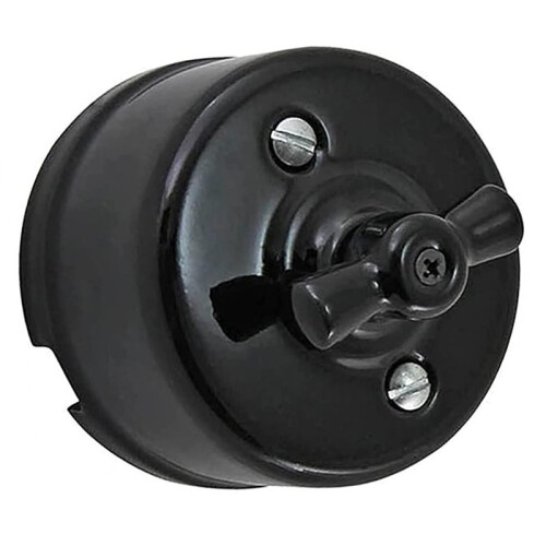 Encoder for Retro Rotary Vintage Porcelain Light Outlet 220V 10A, for Home Decaration 2
