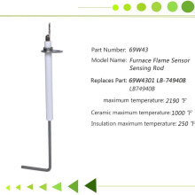 69w43 Flame Sensor Replacement for Lennox Ducane Furnace,Flame Sensor for 69W4301 LB-74940B LB74940B