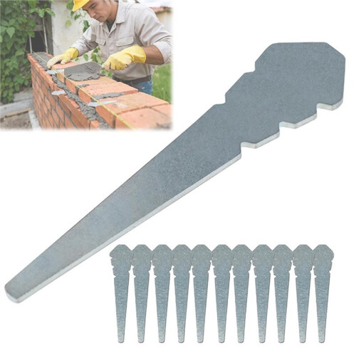 Bricklayer Tools  Pins Masonry Tools Tapered  Pins for Brick Wall Construction,Straight Row Flat Wall Alignment 1