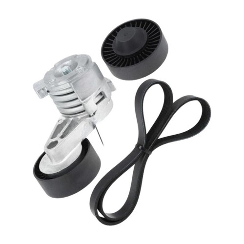 Car Drive Belt Pulley Tensioner Kit for  N52 Engine E81 E82 E87 E88 E90 E91 E92 E93 X1 X3 X5 11287535860 11287628650 2