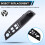LHD Car Interior Door Pull Handle Inner Armrest Panel Cover Replacement for  X5 X6 E70 E71 E72 2007-2013 Black 6