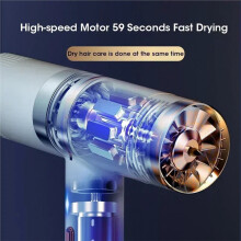 Strong Wind Professional Hair Dryer for Salon Use Hot and Cold Air Negative Ionic Electric Blower Hammer Dryer EU Plug