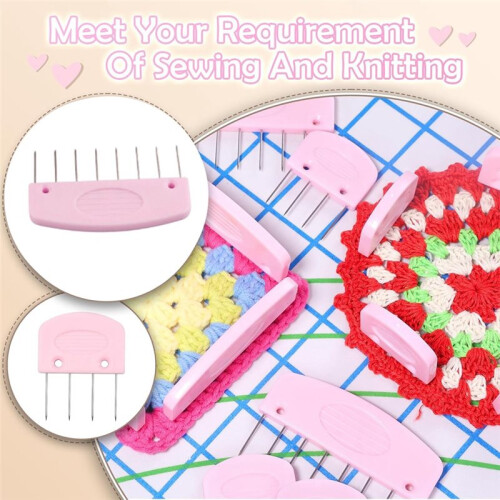 20 Pcs Knit Blocking Pins Kit, Blocking Pins for Knitting, Knit Blocking Pins for Blocking Mats, Crochet Blocking Pins 1