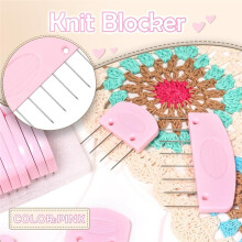 Kit de 20 Piezas de Alfileres para Bloquear Tejidos, Alfileres para Bloquear Tejidos, Alfileres para Bloquear Tapetes de Bloqueo, Alfileres para