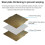 3D Printer PEI Build Plate for Bambu-Lab X1/X1C/X1E/P1P/P1S/A1 3D Printer,PEI+PEI Surface 257x257mm 3