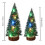 2pcs Artificial  Christmas Tree with LED String Light Decoration Ornaments for Home Desktop Decor 6
