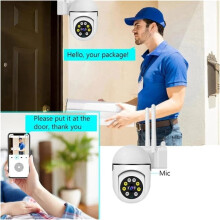 3PCS 2MP WiFi Kamera 1080P IP65 Drahtlose PTZ Überwachungskamera Infrarot Nachtsicht Zwei-Wege-Intercom Sicherheit CCTV