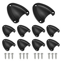 10 Pcs Marine Wire Cable Vent Cover for Boat Vent, Wire Vent Cover Transducer Wiring Cover with Mounting Screws