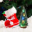 2pcs Artificial  Christmas Tree with LED String Light Decoration Ornaments for Home Desktop Decor 5