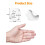 100 Pcs  Light Hooks with Adhesive Strips Indoor String Light Clips 1