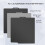 3D Printer PEI+PEI Build Plate for Bambu-Lab X1/X1C/X1E/P1P/P1S/A1 3D Printer,PEI+PEI Surface 257x257mm 3