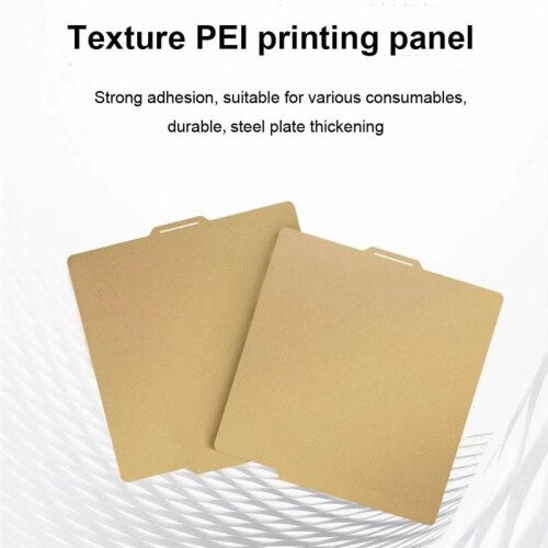 3D Printer PEI Build Plate for Bambu-Lab X1/X1C/X1E/P1P/P1S/A1 3D Printer,PEI+PEI Surface 257x257mm