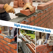 Bricklayer Tools Pins Masonry Tools Tapered Pins for Brick Wall Construction,Straight Row Flat Wall Alignment