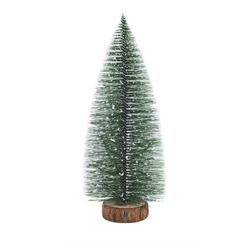 2pcs Artificial  Christmas Tree with LED String Light Decoration Ornaments for Home Desktop Decor 1